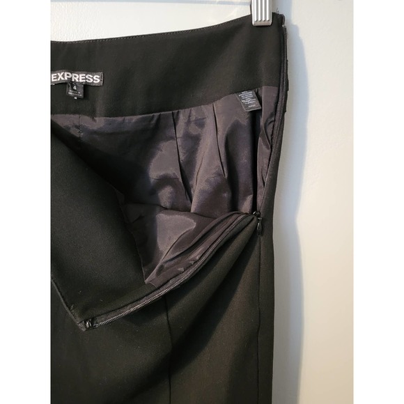 Express Back Buckle Black Mini Skirt - Picture 3 of 7